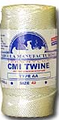White Twisted Nylon Twine; Size 12; approx. 1876 ft/lb