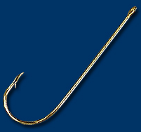 Mustad 37363 Crappie Hooks-3/0; Gold - Delta Net and Twine