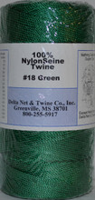 Green Twisted Nylon Twine #18