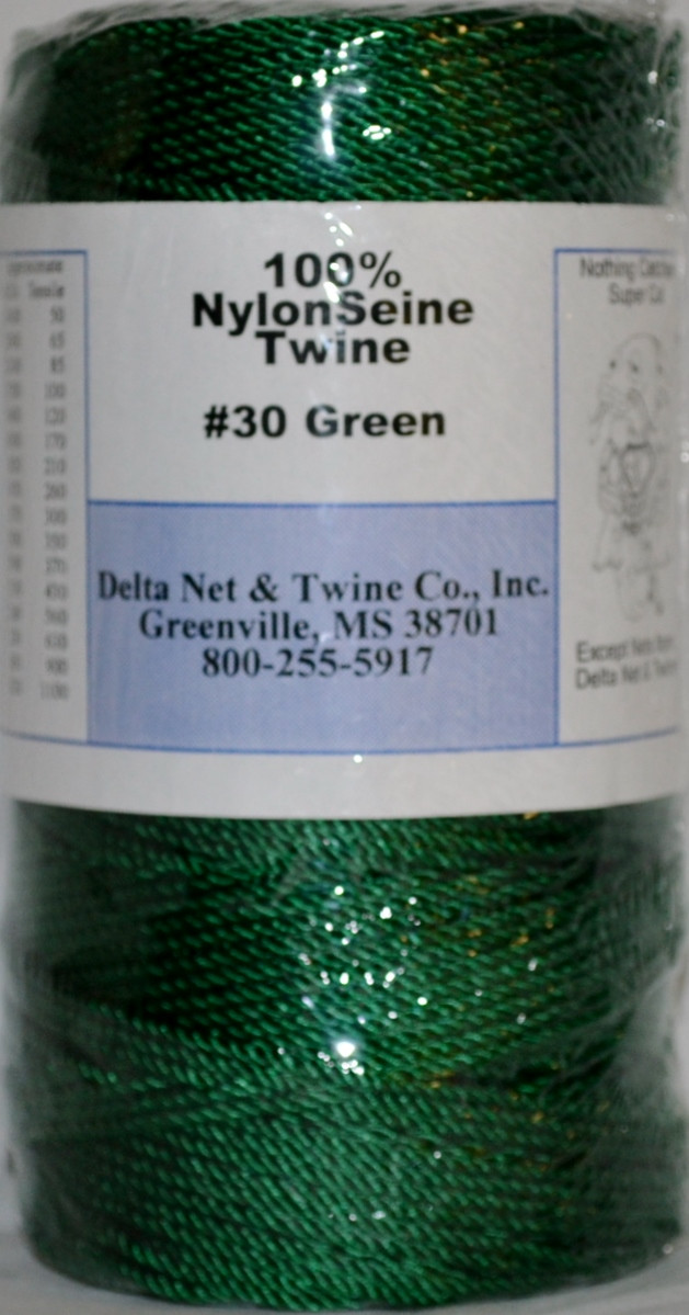Size #24 TWF-24 1 lb White Fisherman's Choice Twine Twisted Nylon 