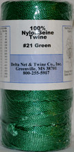 Green Twisted Nylon Twine #21