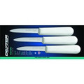 DEXTER RUSSELL WHITE PARING KNIFE; 3 PACK; KITCHEN KNIVES