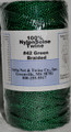 Green Braided Nylon Twine; Size 42; approx. 485 ft/lb, 1 pound spool