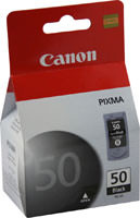Canon 0616B002 (PG50) High Yield Black Ink Cartridge Original Genuine OEM