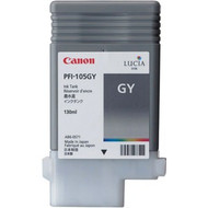Canon PFI-105GY Gray Ink Cartridge Original Genuine OEM
