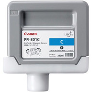 Canon PFI-301C Cyan Ink Cartridge Original Genuine OEM