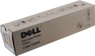 Dell K4973 High Yield Cyan Toner Cartridge Original Genuine OEM