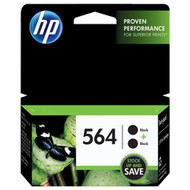 HP C2P51FN (HP 564) Black Ink Cartridge 2-pack Original Genuine OEM