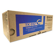 Kyocera Mita TK-592C Cyan Toner Cartridge Original Genuine OEM
