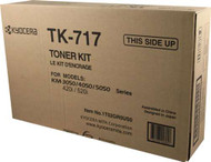Kyocera-Mita TK-717 Black Toner Cartridge Original Genuine OEM