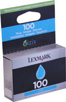 Lexmark 14N0900 (No. 100) Cyan Return Program Ink Cartridge Original Genuine OEM