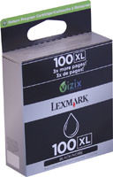 Lexmark 14N1068 (No. 100XL) High Yield Black Ink Cartridge Original Genuine OEM