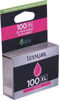 Lexmark 14N1070 (No. 100XL) High Yield Magenta Ink Cartridge Original Genuine OEM