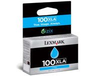 Lexmark 14N1093 (#100XLA) High Yield Cyan Ink Cartridge Original Genuine OEM