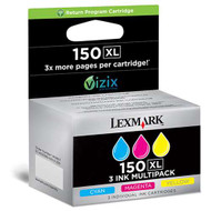 Lexmark 14N1835 (#150 CMY) Ink Cartridge Combo Pack (C/M/Y) Original Genuine OEM