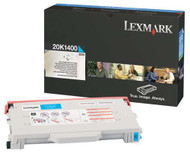 Lexmark 20K1400 High Yield Cyan Toner Cartridge Original Genuine OEM
