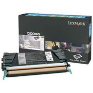 Lexmark C5200KS Return Program Black Toner Cartridge Original Genuine OEM