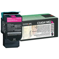 Lexmark C540A1MG Return Program Magenta Toner Cartridge Original Genuine OEM