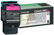 Lexmark C544X1MG Return Program Extra High Yield Magenta Toner Cartridge Original Genuine OEM