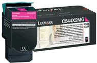Lexmark C544X2MG Extra High Yield Magenta Toner Cartridge Original Genuine OEM