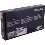 Lexmark C734X24G Photoconductor Kit 4-pack Original Genuine OEM