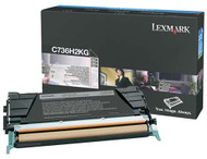 Lexmark C736H2KG High Yield Black Toner Cartridge Original Genuine OEM