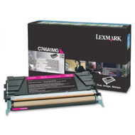 Lexmark C746A1MG Magenta Return Program Toner Cartridge Original Genuine OEM