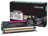 Lexmark C748H1MG Return Program Magenta Toner Cartridge Original Genuine OEM