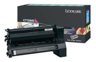 Lexmark C7720MX Return Program Extra High Yield Magenta Toner Cartridge Original Genuine OEM