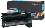 Lexmark C782X1CG Return Program Extra High Yield Cyan Toner Cartridge Original Genuine OEM