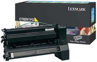 Lexmark C782X1YG Return Program Extra High Yield Yellow Toner Cartridge Original Genuine OEM