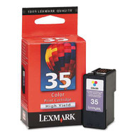 Lexmark 18C0035 (#35) High Yield Color Ink Cartridge Original Genuine OEM