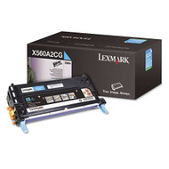 Lexmark X560A2CG Cyan Toner Cartridge Original Genuine OEM