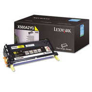 Lexmark X560A2YG Yellow Toner Cartridge Original Genuine OEM