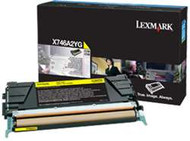 Lexmark X746A2YG Yellow Toner Cartridge Original Genuine OEM