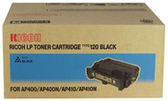Ricoh 407000 (Type 120) Black Toner Cartridge Original Genuine OEM