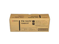 Kyocera-Mita TK-522Y Yellow Toner Cartridge Original Genuine OEM