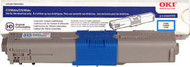 Okidata 44469703 Cyan Toner Cartridge Original Genuine OEM