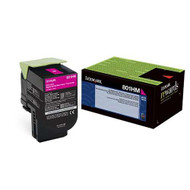 Lexmark 80C1HM0 (801HM) Return Program High Yield Magenta Toner Cartridge Original Genuine OEM
