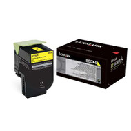 Lexmark 80C0X40 (800X4) Extra High Yield Yellow Toner Cartridge Original Genuine OEM