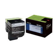 Lexmark 80C1XK0 (801XK) Return Program Extra High Yield Black Toner Cartridge Original Genuine OEM