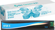 Be Green Ink HP 972X 972 Cyan Compatible Ink Cartridges for Pagewide Pro 477dw 577dw 452dn 452dw 477d 552dw 577z High Yield (Cyan L0R98AN) (HP 972X Cyan)