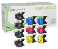 Brother LC-75 Combo Pack Inkjet Cartridges (4 Black, 2 each of Cyan, Magenta & Yellow; $3.88 each) BGI Eco Series