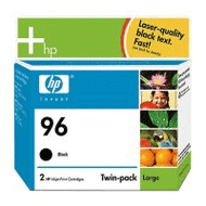 OEM HP C9348FN (2 pack of C8767WN (HP 96)) Black Original InkJet Cartridge Twin Pack