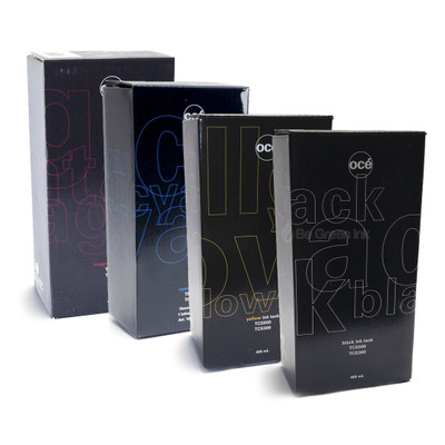 OCE TCS 500 1060019424, 1060019425, 1060019426, 1060019427 Hi-Yield (400ml) 4-Pack Ink Cartridges Original Genuine