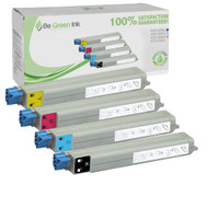 Okidata C9650n 42918984, 42918983, 42918982, 42918981 Hi-Yield (B 18.5K; C,M,Y 16.5K) 4-Pack Toner BGI Eco Series