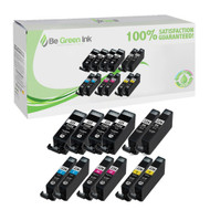 Canon CLI-226 Series Ink Cartridge Savings Pack (Includes 4 Pigment Black, 2 Each Bk/C/M/Y) BGI Eco Series Compatible