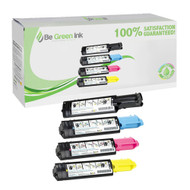 Dell Color Laser 3010, 3010cn Toner Cartridge Savings Pack (K,C,M,Y) BGI Eco Series Compatible