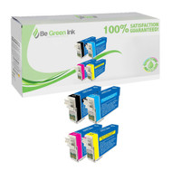 Epson T124 Remanufactured Ink Cartridge 4-Pack Savings Pack BGI Eco Series Compatible