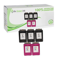 HP 60 Remanufactured Ink Cartridge Five Pack Savings Pack BGI Eco Series Compatible